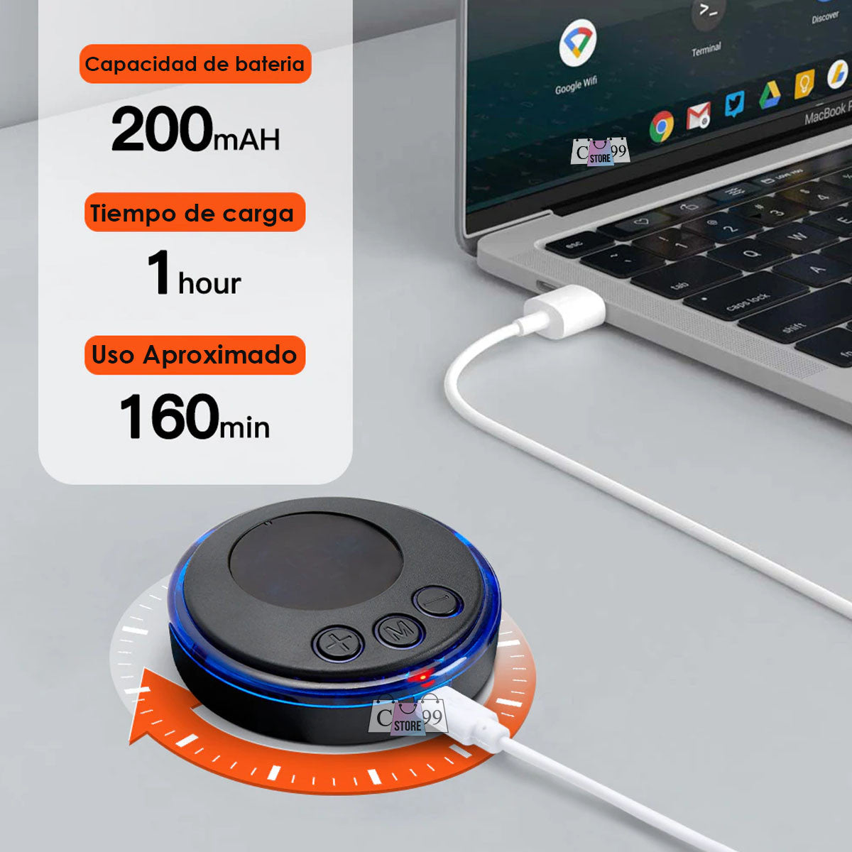 Mini Masajeador Inteligente Portatil