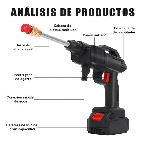 Hidrolavadora Recargable 48V con 2 baterías