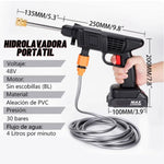 Hidrolavadora Recargable 48V con 2 baterías